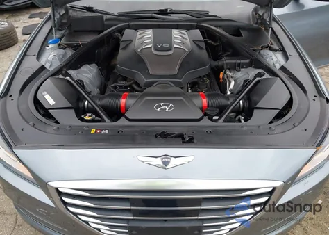 2015 Hyundai Genesis 5.0 из США, поврежденный, VIN KMHGN4JF7FU019264